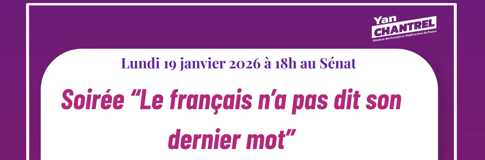« Le français n’a pas dit son dernier mot » : une présence écossaise au Sénat